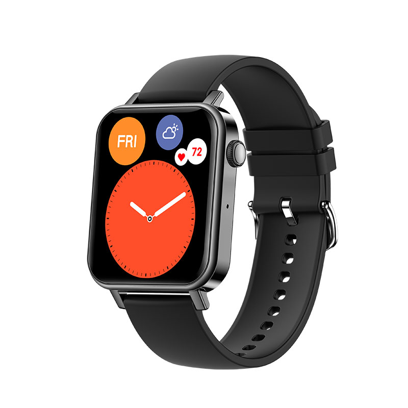 Ceas Smartwatch Touchscreen Unisex Negru Puls Calorii Bluetooth Android IOS SWL17 image1